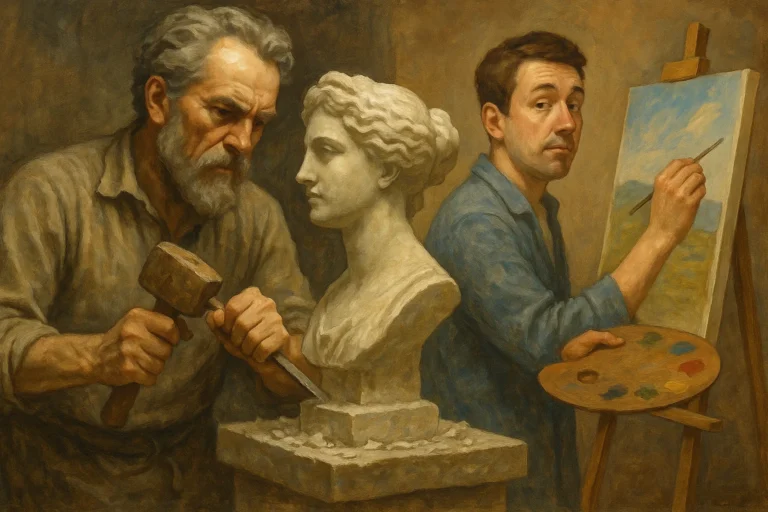 Sculptor vs. Painter