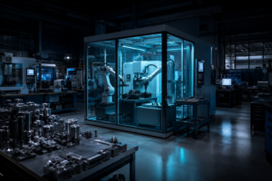 Manufacturing in 2040 · The Dark Factory Arrives, but Not Where You Think