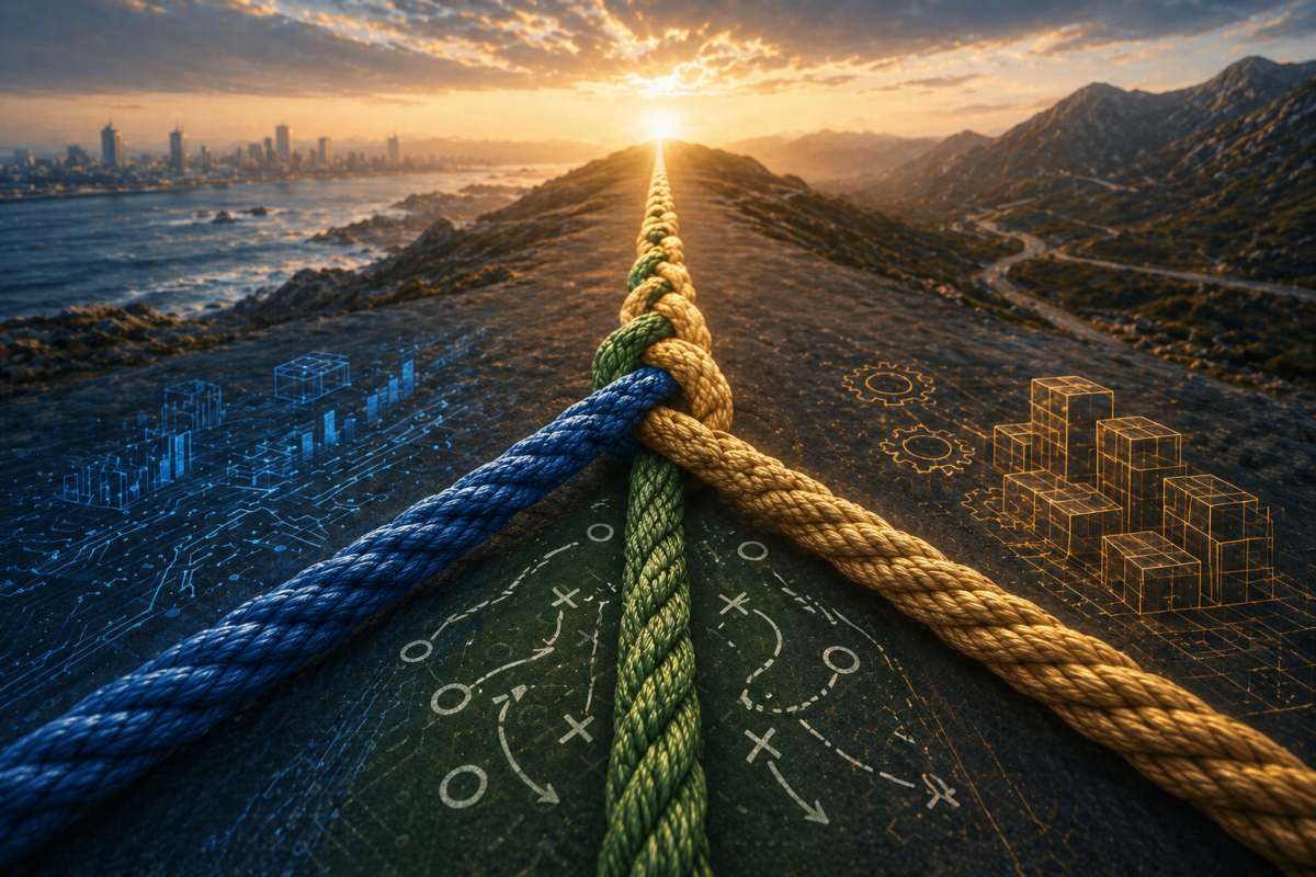 Converging business strategy with AI & Tech